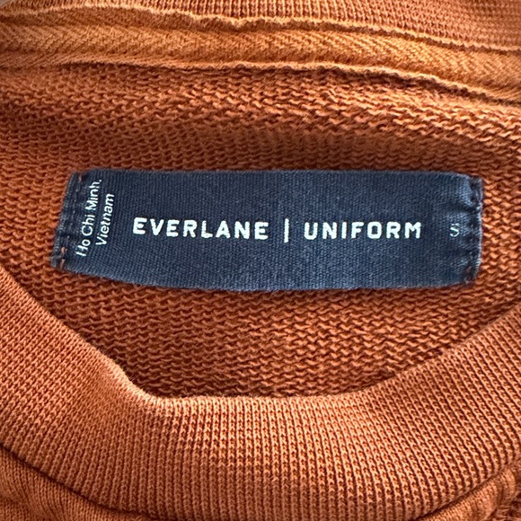 Everlane Uniform Crewneck Sweatshirt Size Small 100% Cotton. - Picture 3 of 4